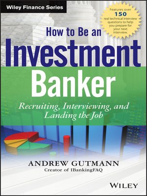cover image of How to Be an Investment Banker